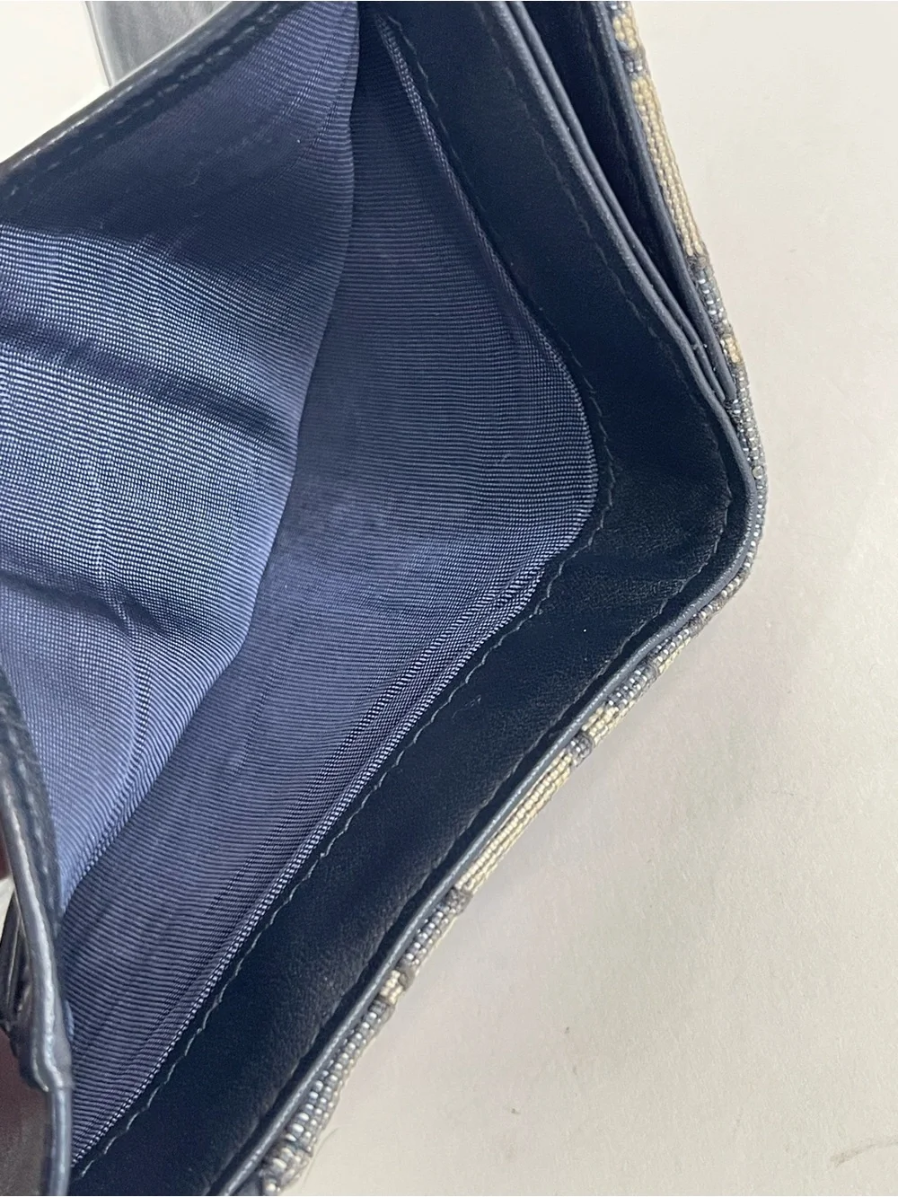 Christian Dior Saddle Wallet With Dust Bag